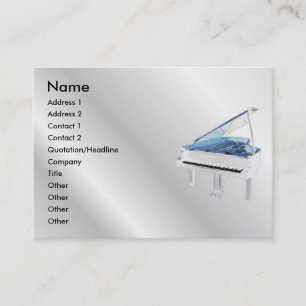Visite Carte blanche de profil de piano