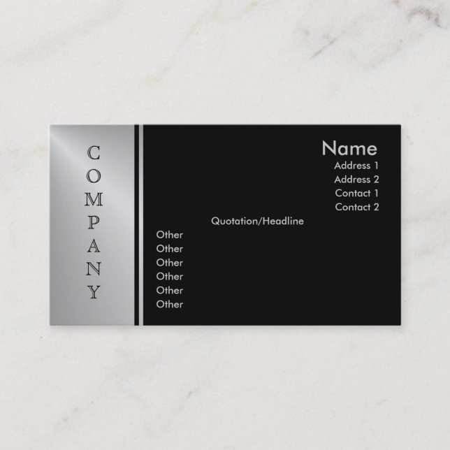 Visite Carte C-Professionnelle de profil (Devant)