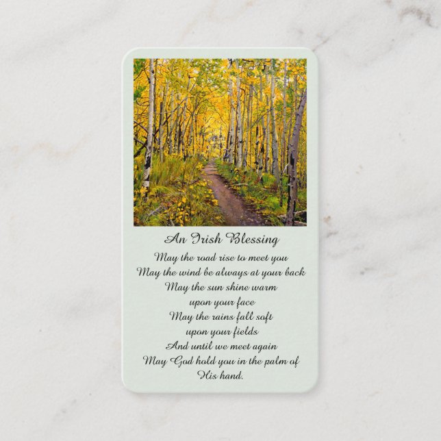 Visite Carte commémorative de célébration de la vie (Devant)