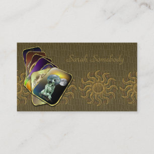 Visite Carte d'affaires ou de profil de tarot