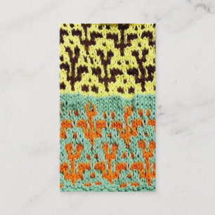 Visite carte d'affaires/profil de Knit d'Artisanware de