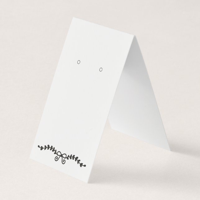 Visite Carte d'affichage autonome pour oreille de la feui (Devant)