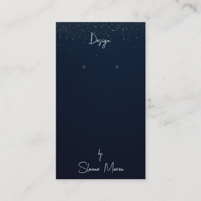 Visite Carte d'affichage de la bijouterie Shimmer de minu (Devant)