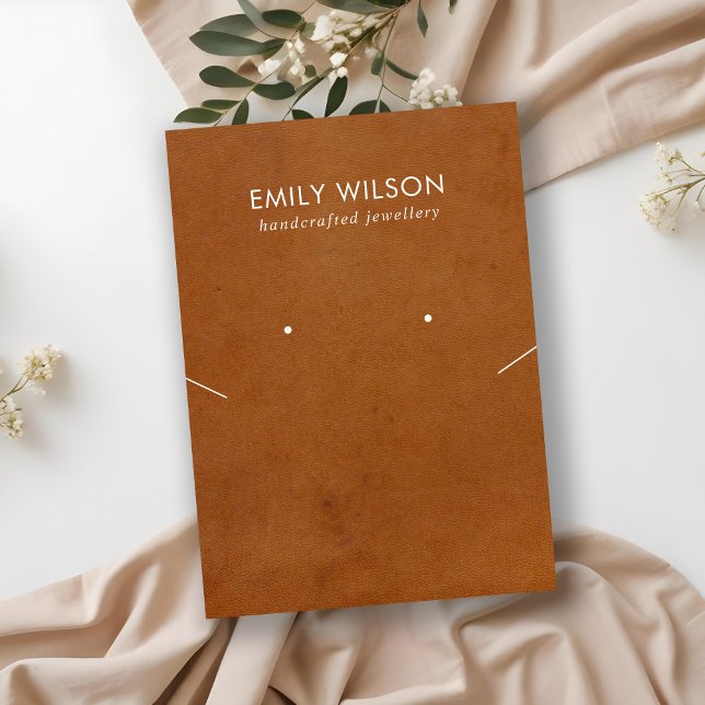 VISITE CARTE D'AFFICHAGE DE LA LACE DE COULEUR EN CUIR TA (Créateur téléchargé)