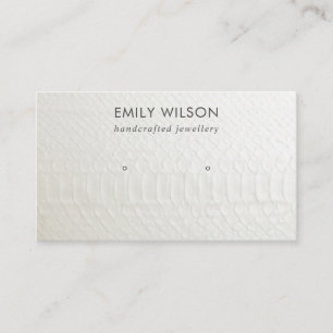 VISITE CARTE D'AFFICHAGE DE L'ÉTUDE DE TEXTURE EN CUIR B