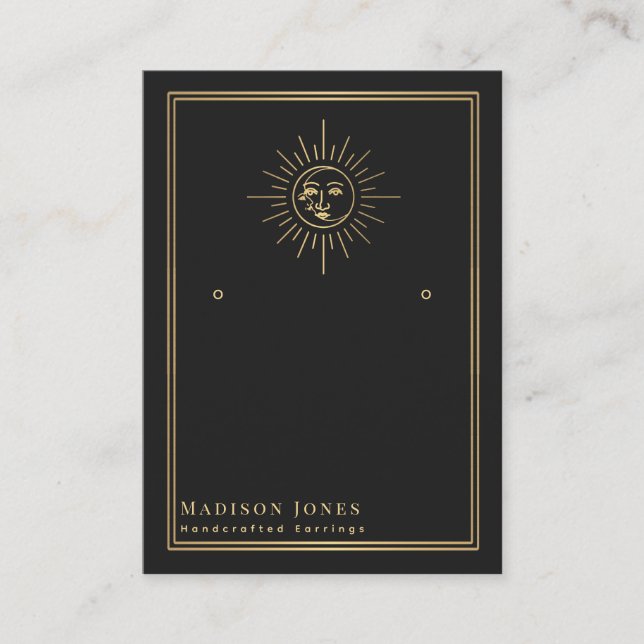 Visite Carte d'affichage de l'oreille à l'étouffée Sun et (Devant)