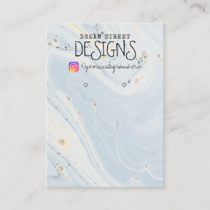 Visite Carte d'affichage de l'oreille en aquarelle Instag