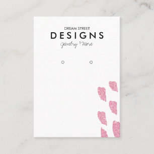 Visite Carte d'affichage de Parties scintillant rose