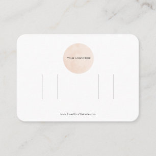 Visite Carte d'affichage de votre logo double cache pour