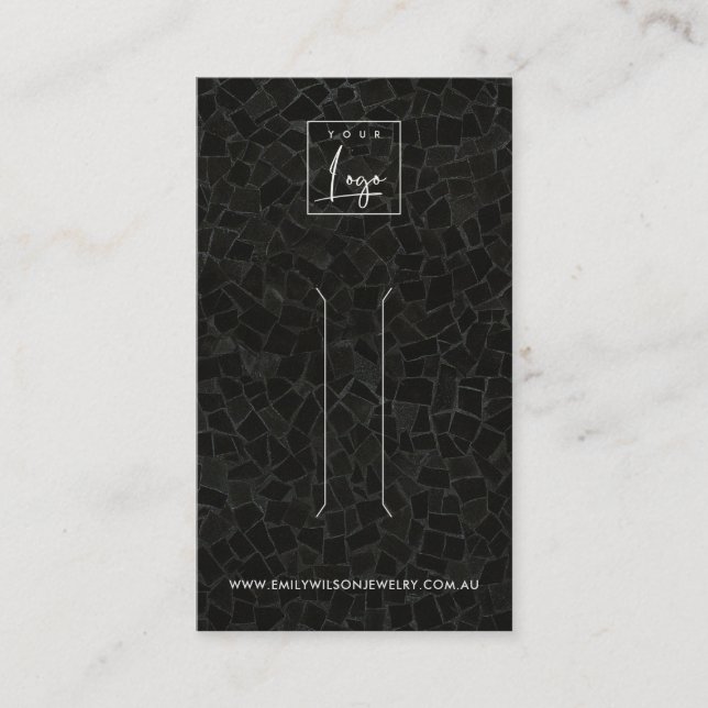 VISITE CARTE D'AFFICHAGE DU CLIP À CHEVEUX DE LA MOSAÏQUE (Devant)