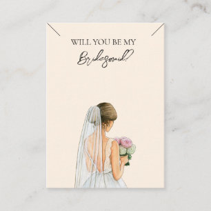 Visite Carte d'affichage du collier de femme de mariage