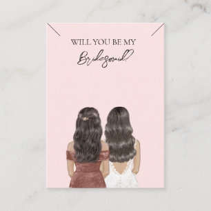 Visite Carte d'affichage du collier de femme de mariage