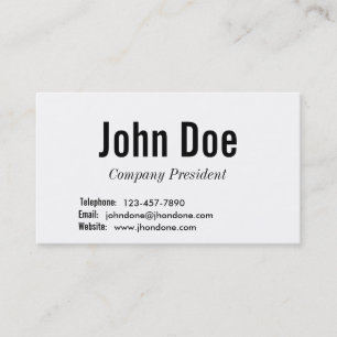 Visite Carte de base