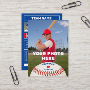 Visite Carte de base-ball personnelle (statistiques de ba