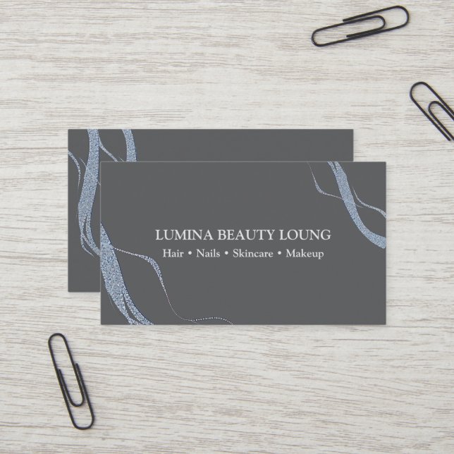 Visite Carte de beauté Lumina (Devant/Arrière en situation)