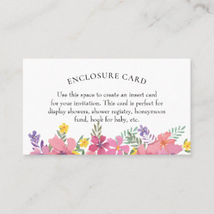 Visite Carte de boîtier de douche à fleurs tropicale Aloh