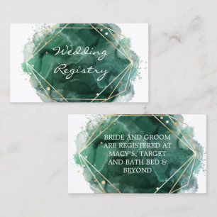 Visite Carte de boîtier du Registre Mariage de peinture e