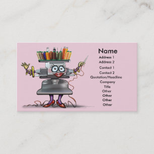 Visite Carte de broderie