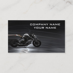 Visite Carte de bureau de moto