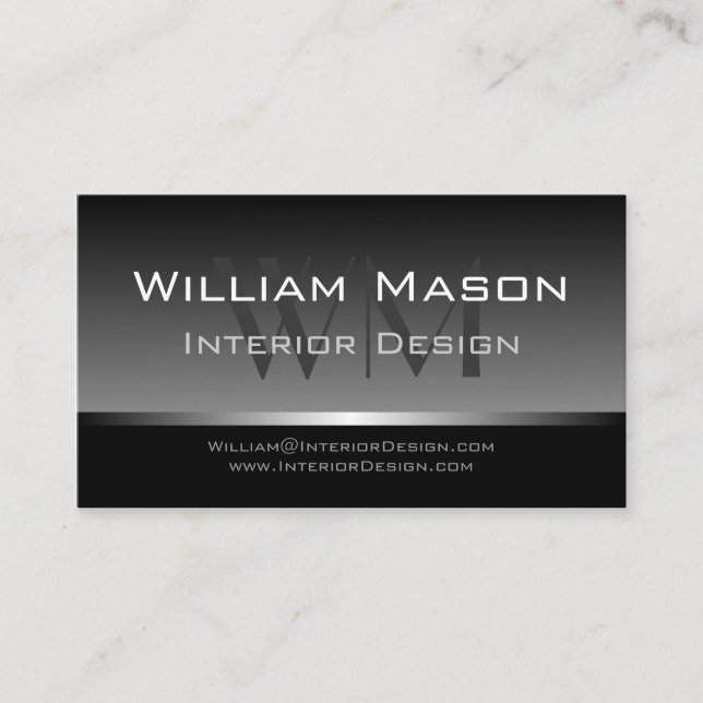 Visite Carte de bus professionnelle Gris cool et Gris Arg (Devant)