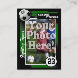 Visite Carte de collection de football, taille carte de v
