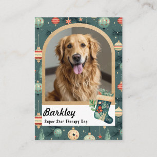 Visite Carte de commerce d'animaux de thérapie pour décor