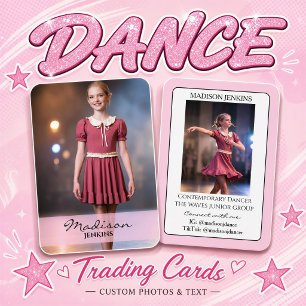 Visite Carte de commerce d'autographe de danse junior ros
