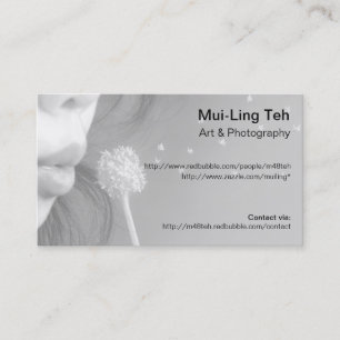 Visite Carte de commerce de souhaits