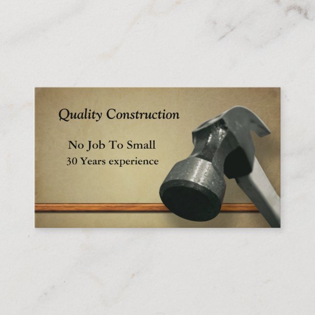 Visite Carte de construction (Devant)