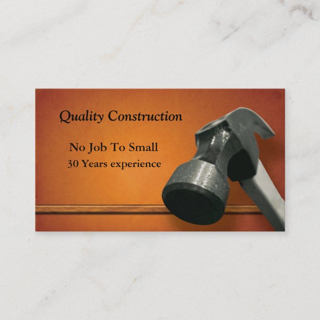 Visite Carte de construction (Devant)