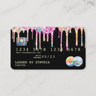 Visite Carte de crédit moderne Holograph Drives