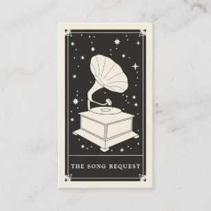 Visite Carte de demande de chant de gramophone céleste Bo
