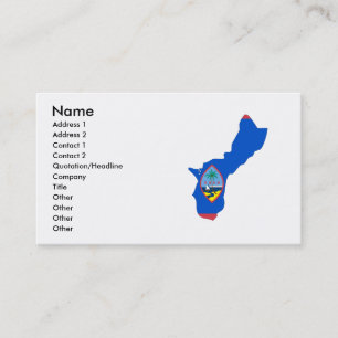 Visite Carte de drapeau de la Guam