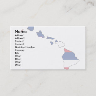 Visite Carte de drapeau d'Hawaï