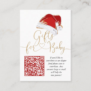 Visite Carte de fermeture du registre pour bébés de Noël 