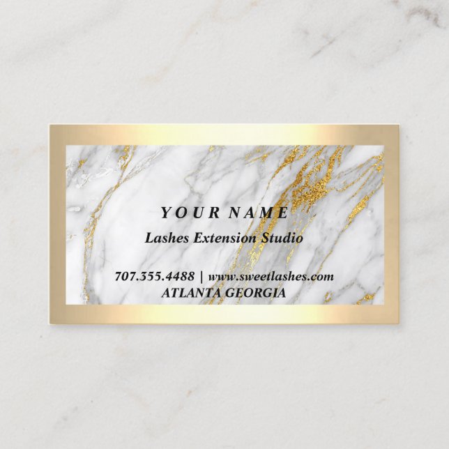 Visite Carte de fidélité 100 Lashes Lashes 20%Sur 5 Punch (Devant)