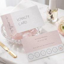 Carte de fidélité 6 rendez-vous Champagne Rose Ong