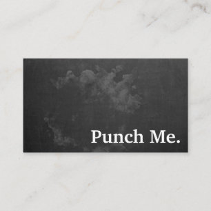 Visite Carte de fidélité minimaliste noire moderne