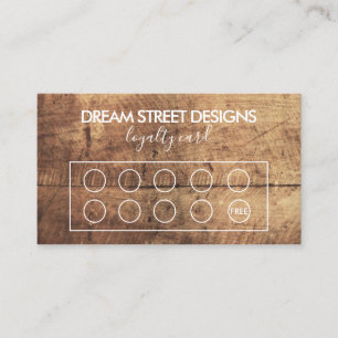 Visite Carte de fidélité personnalisée pour le grain de b