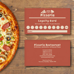 Visite Carte de fidélité Pizzeria