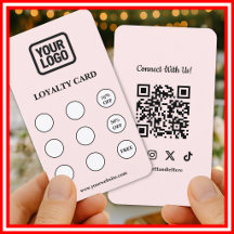 Carte de Fidélité QR Code Social Connectez-vous av