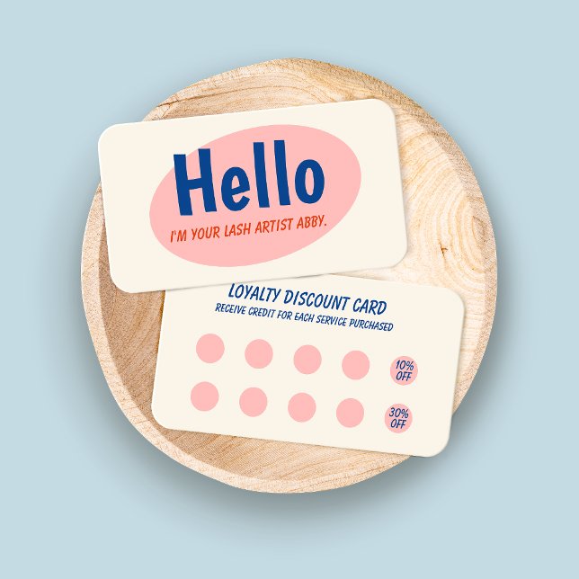 Visite Carte de fidélité Retro 10 Punch (Créateur téléchargé)