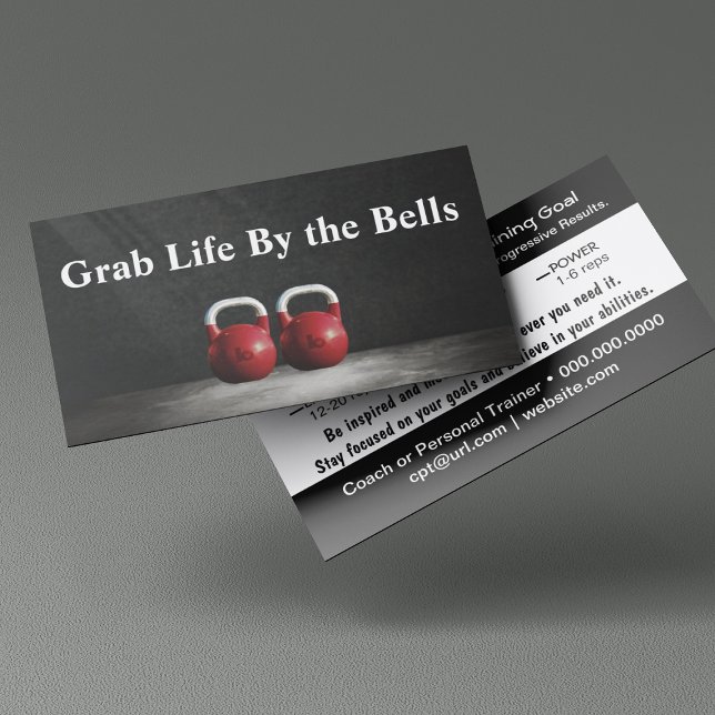 Visite Carte de fitness (Grab Life by the Bells)