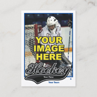 Visite Carte de hockey Goalie