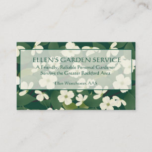 Visite Carte de jardinage d'entreprise de services
