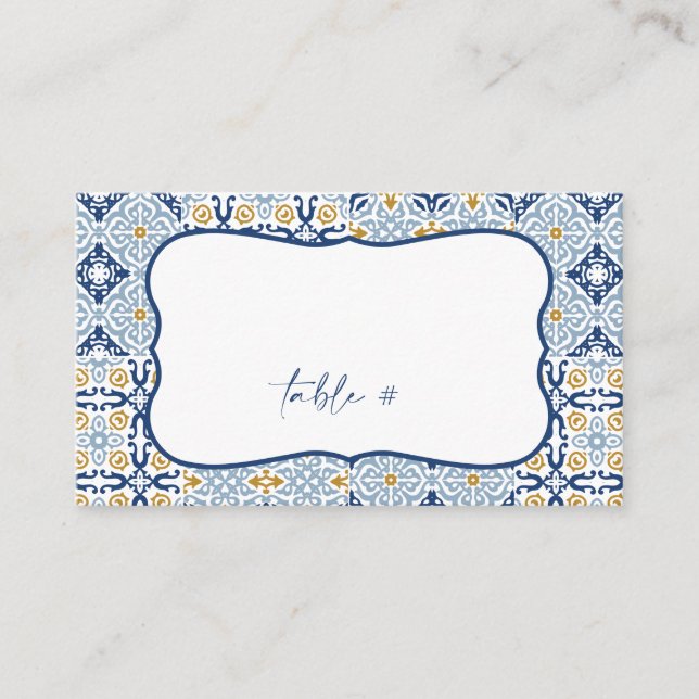 Visite Carte de la place plat d'été en mosaïque Amalfi (Devant)