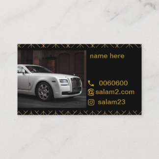 Visite carte de luxe