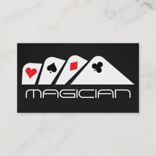 Visite Carte de magicien de magie Tour de poker Divertiss