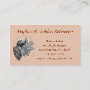 Visite Carte de Maplecroft EMAILBusiness de golden