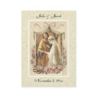 Carte de mariage catholique traditionnelle Sainte